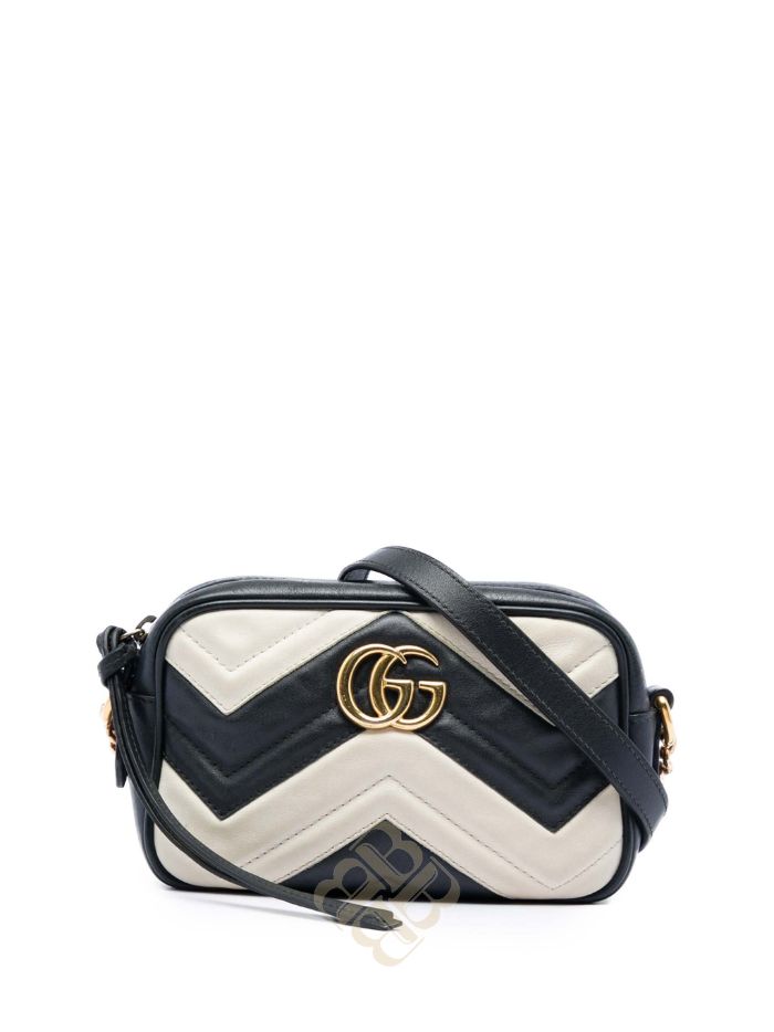 Túi đeo chéo Gucci Mini GG Marmont Matelasse Leather crossbody bag XADW328I8MSV9SNM