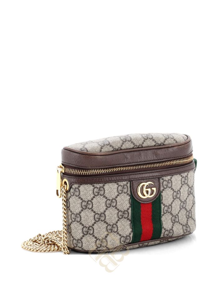 Túi đeo chéo Gucci Ophidia Chain GG Coated Canvas Small belt bag 6YP5L9ERS61U7CRE 2026 Túi đeo chéo Gucci Ophidia Chain GG Coated Canvas Small belt bag 6YP5L9ERS61U7CRE