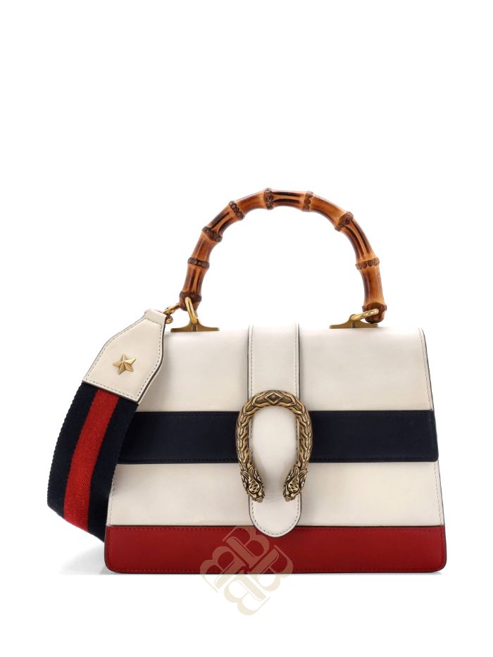 Túi xách đeo chéo Gucci Dionysus Bamboo Top Handle Bag Colorblock Leather Medium satchel CYI1AVIPRWJVEIFZ