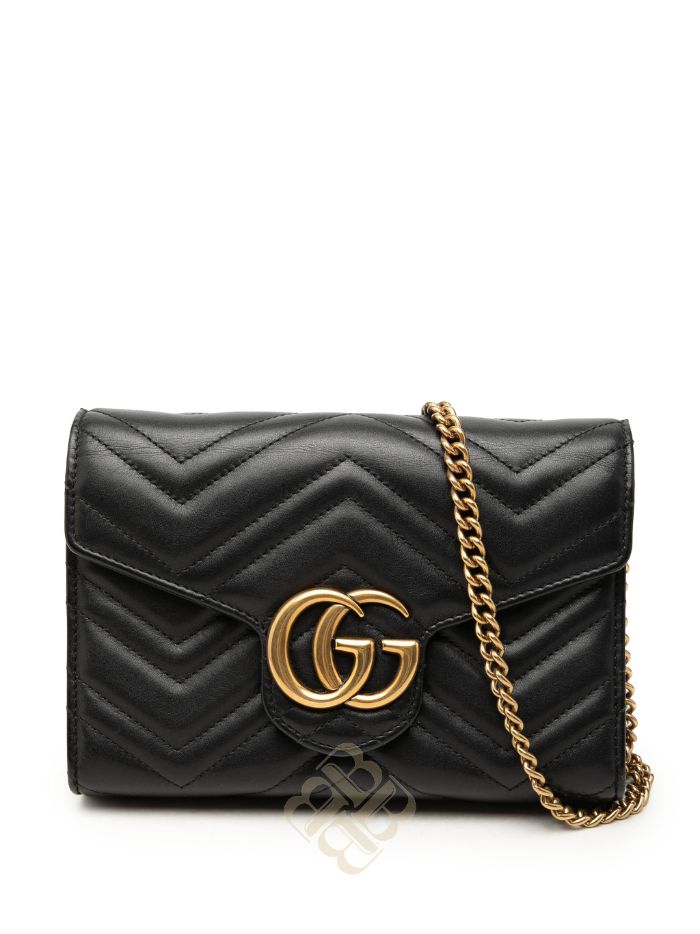 Túi xách đeo chéo Gucci GG Marmont Matelasse Calfskin Wallet On Chain crossbody bag QO30D79ODG37EBOR