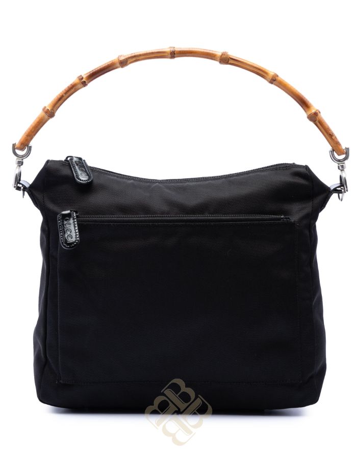 Túi xách Gucci Century Nylon Bamboo satchel CMUAUECDEB7ZKKXJ