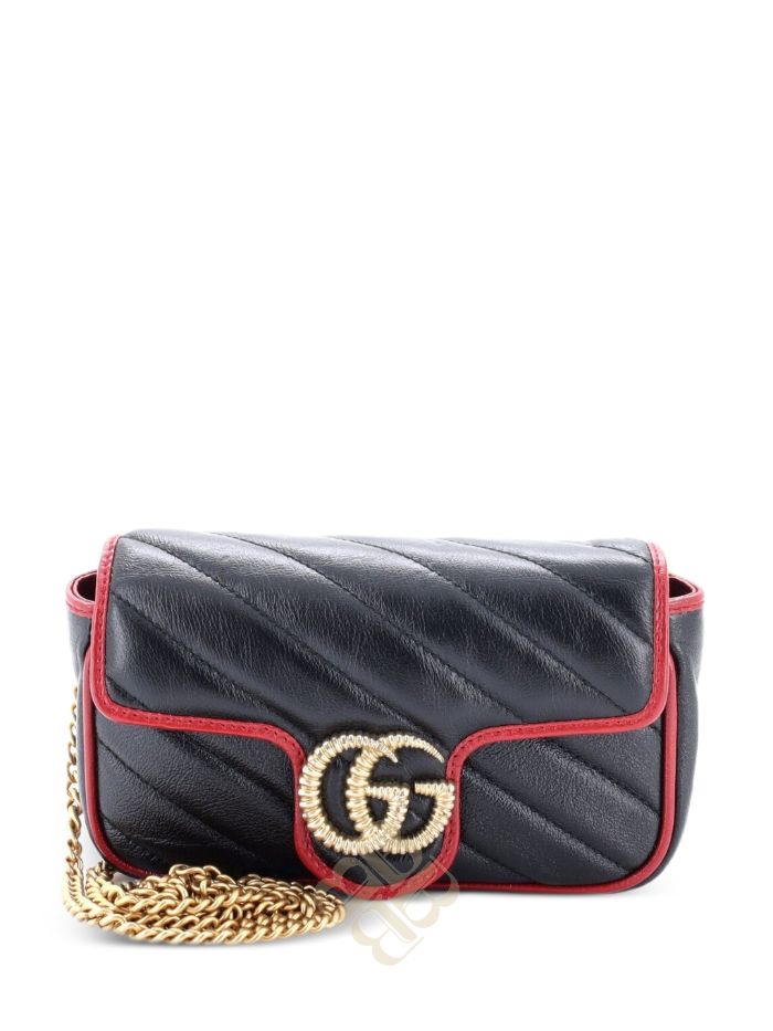 Túi xách Gucci GG Marmont Flap Bag Diagonal Quilted Leather Super Mini crossbody bag 9JKG79E8PW5MBLRH