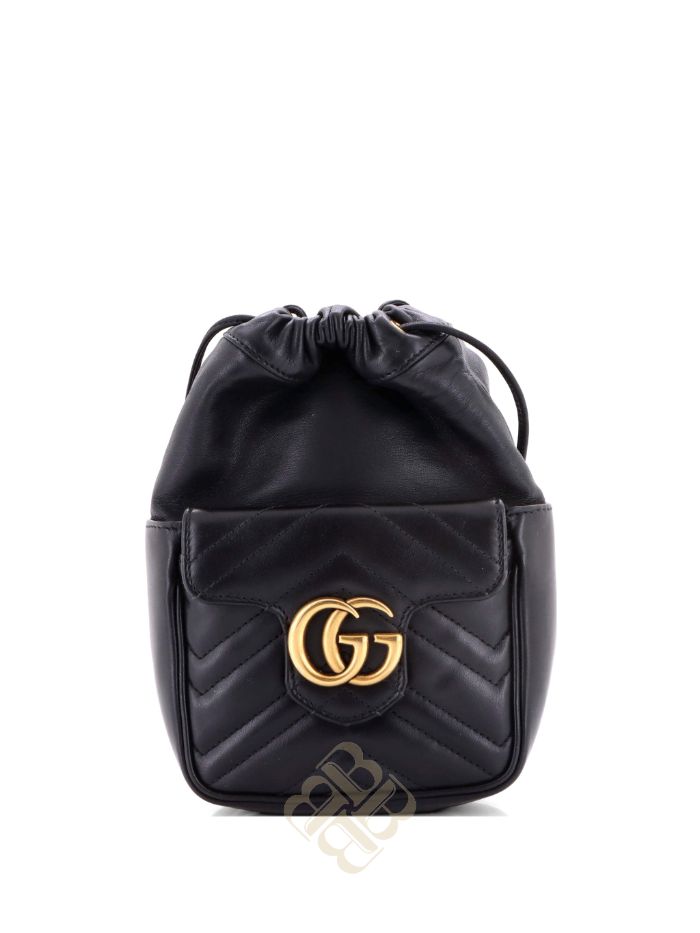 Túi xách Gucci GG Marmont Front Pocket Bucket Bag Matelasse Leather Mini crossbody bag DCNFGSK6ZD730W58