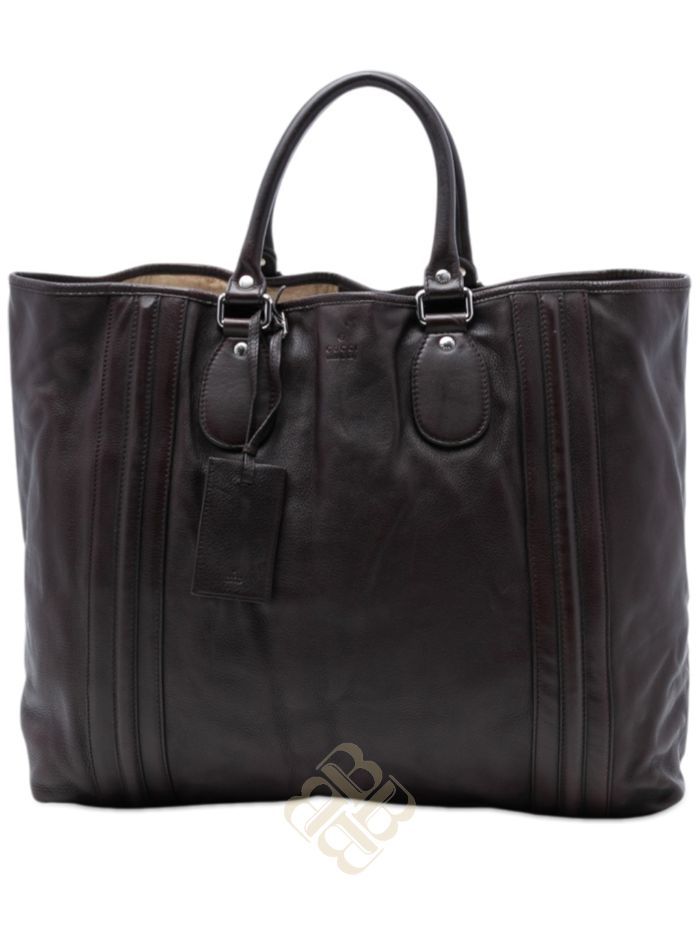 Túi xách Gucci Leather tote bag UE806TC1TN140I3L
